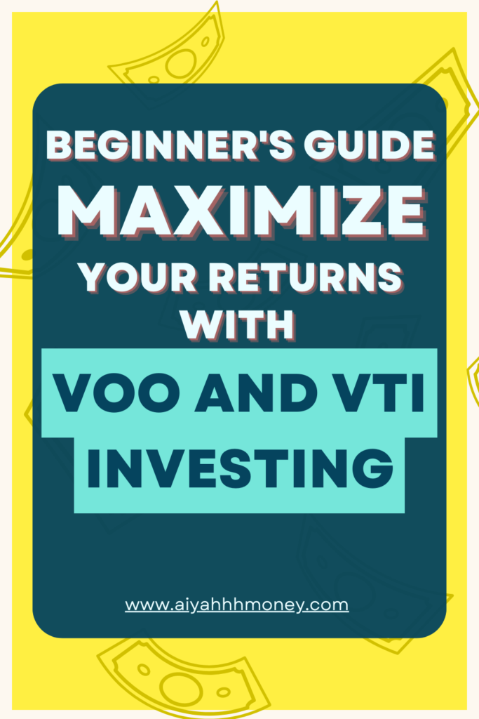 Maximizing Your Returns A Beginner's Guide to VTI and VOO Index Investing pinterest pin